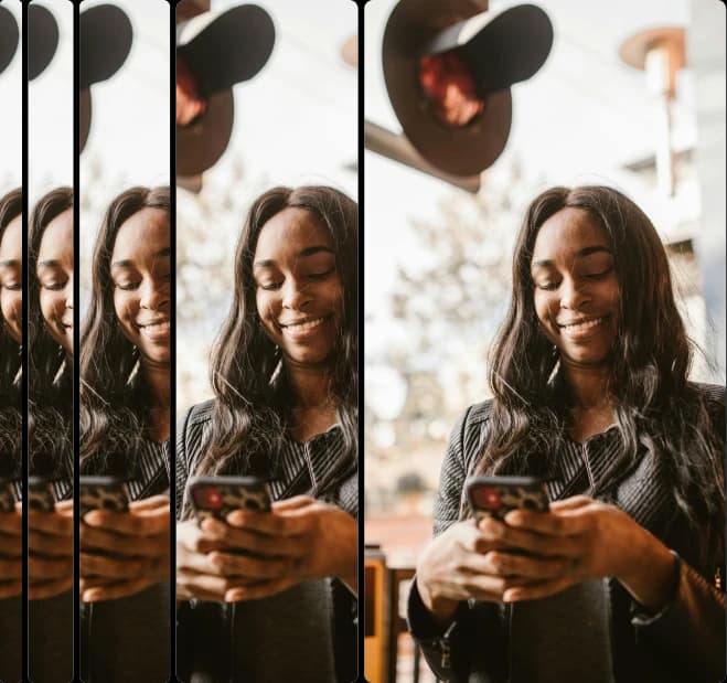 Girl on a cell phone