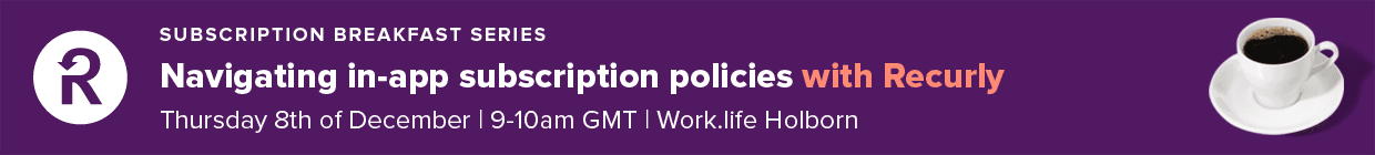 Subscription Breakfast Series with Recurly