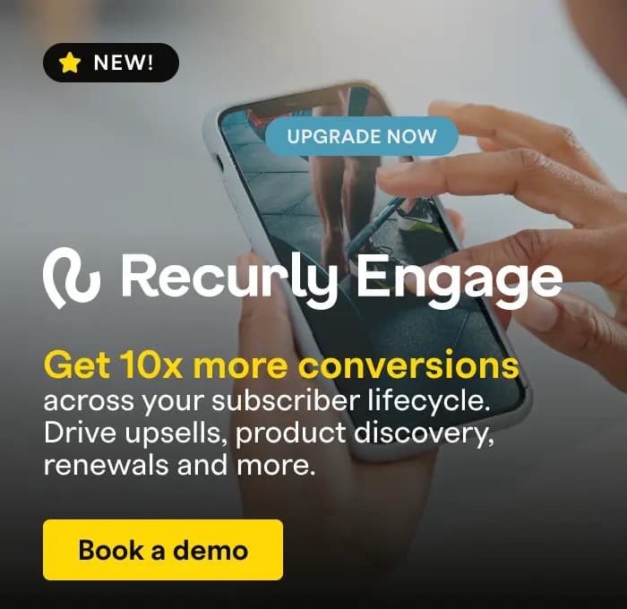 This the recurly engage product and shows of the benefits