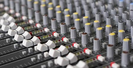 Console close-up shot