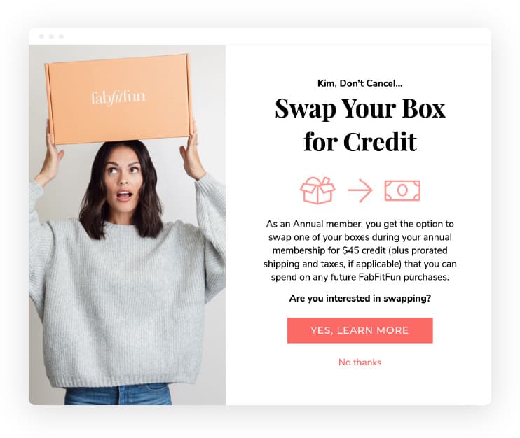 Image showing how to pause a subscription for FabFitFun service.
