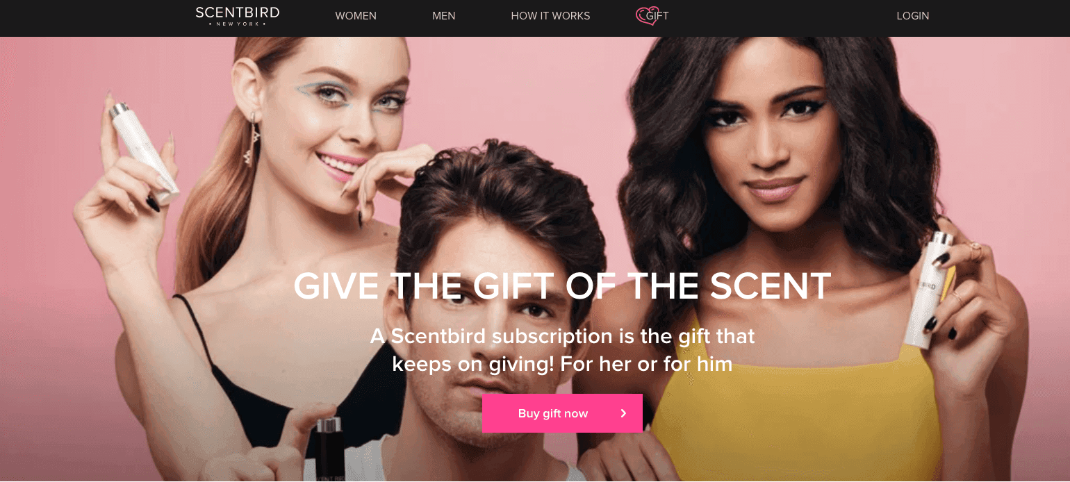 Give the Gift of the Scent banner