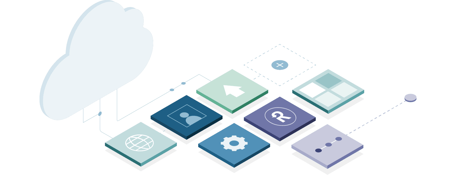 Cloud network Recurly graphic