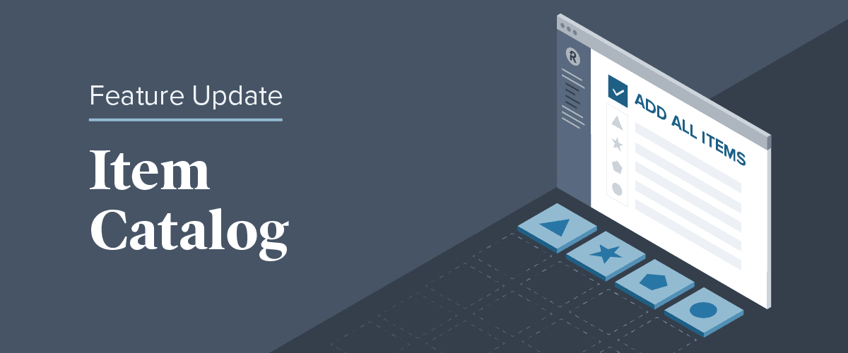 Item Catalog update banner