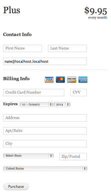 Drupal sign-up screen