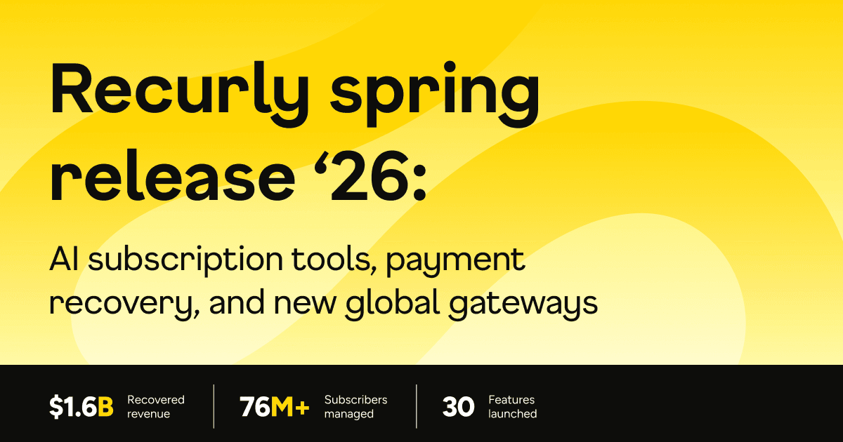 recurly release spring 2026 social share