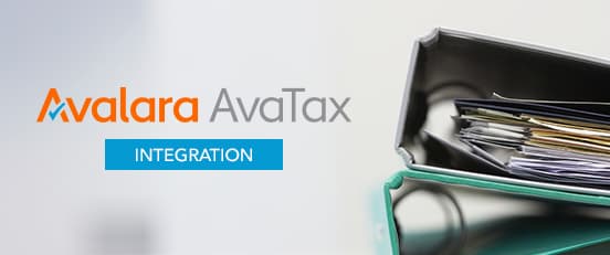 Avalara AvaTax integration bannner