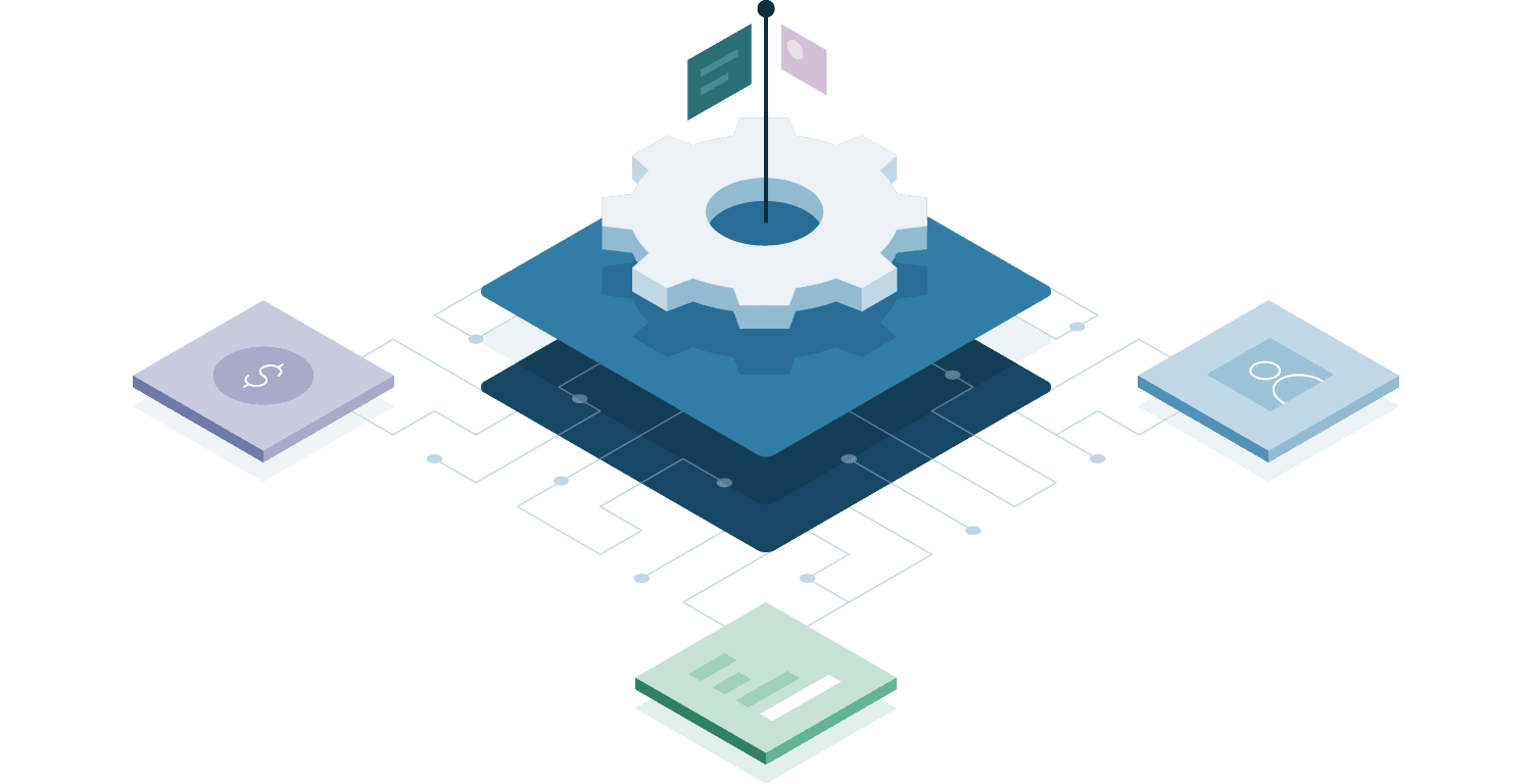 Machine learning and artificial intelligence graphic
