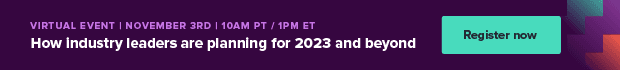 Virtual event in-line CTA