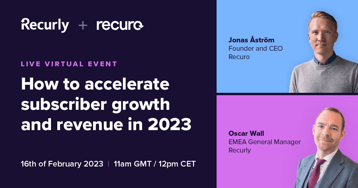 Recuro x Recurly live event blog image