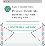 Payment declined email graphic