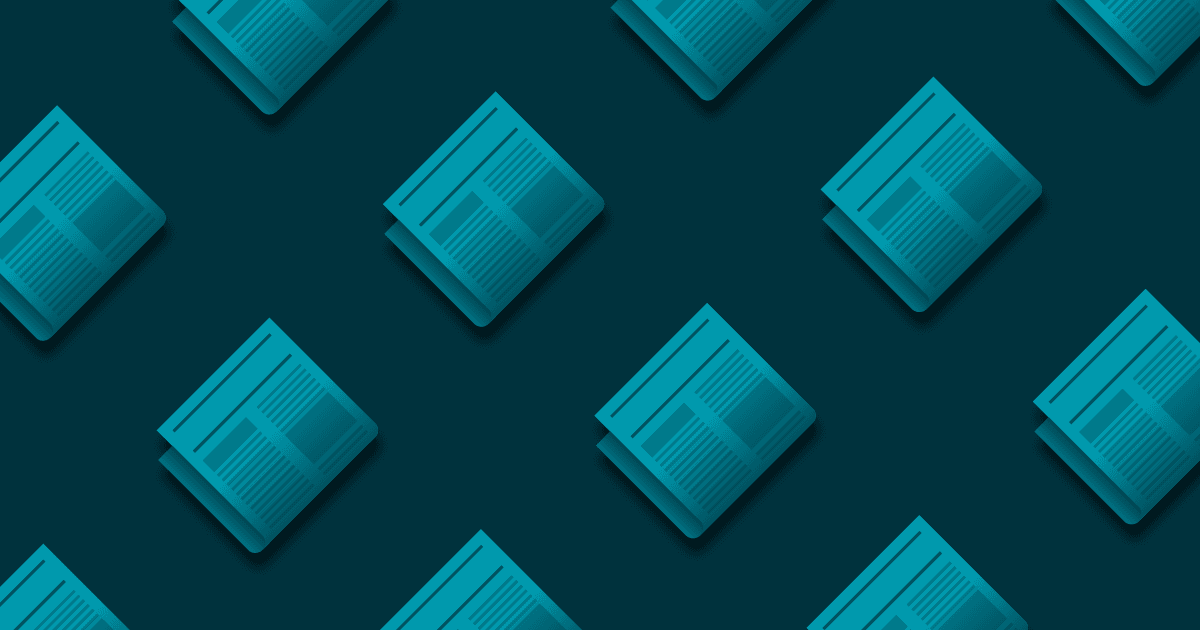 Newsletter teal