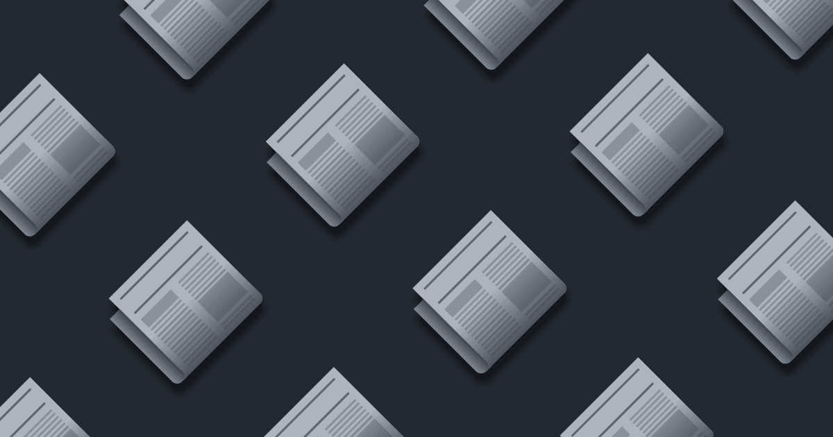 Newspapers black background