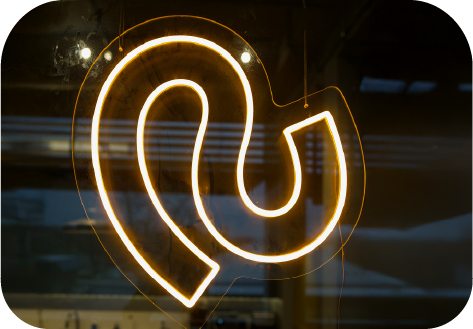 Recurly neon logo