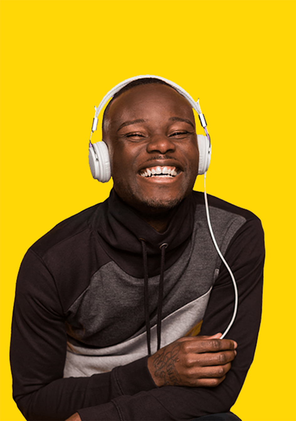 Man Listening to music