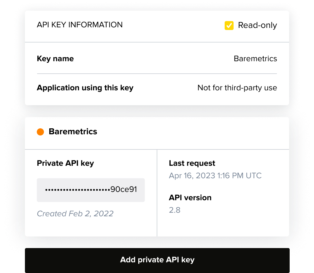 API Key Info