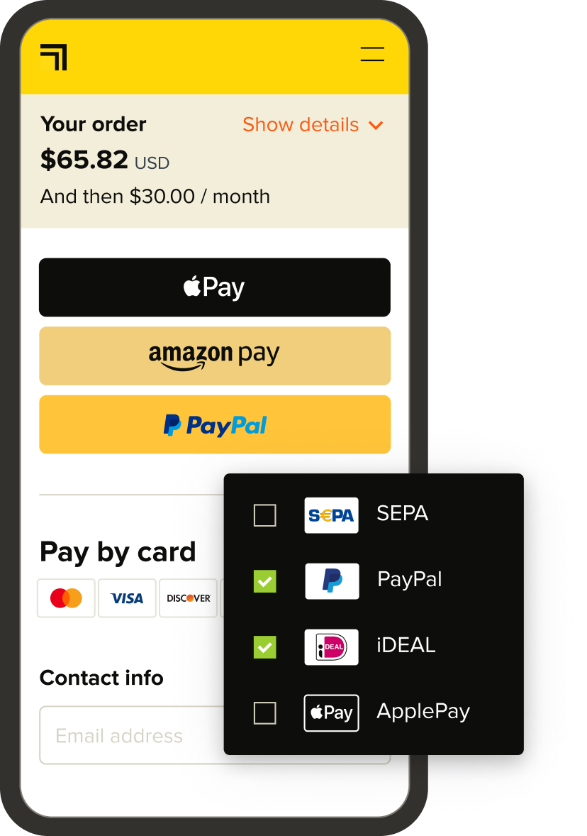 Mobile checkout