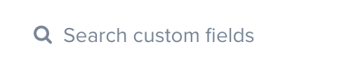 Search custom fields